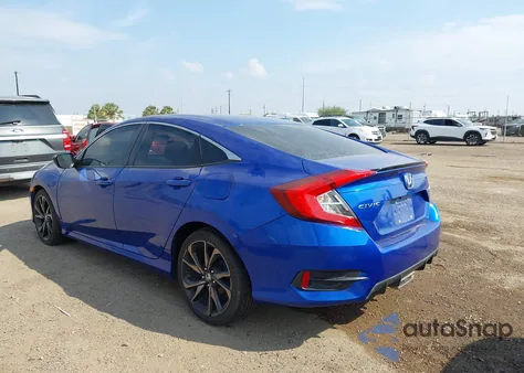 2019 Honda Civic Sport из США, поврежденный, VIN 19XFC2F83KE045146